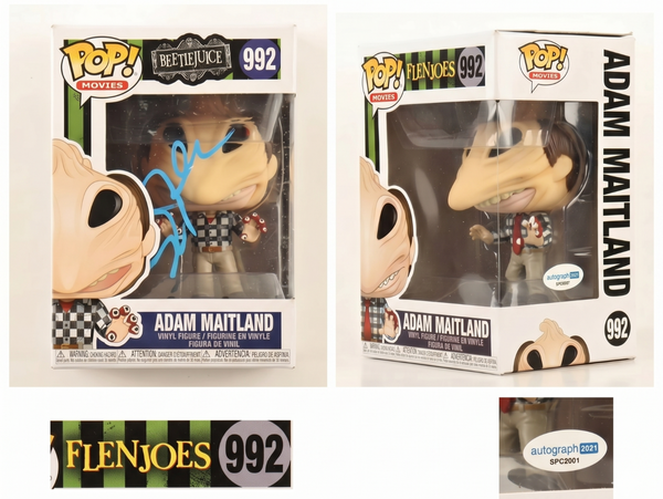 Alec Baldwin Signed Adam Maitland 992 Pop Beetlejuice Stretched Face ACOA COA