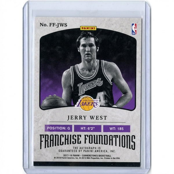 Jerry West Franchise Founders Autographed Card Limited Edition 9 of 10