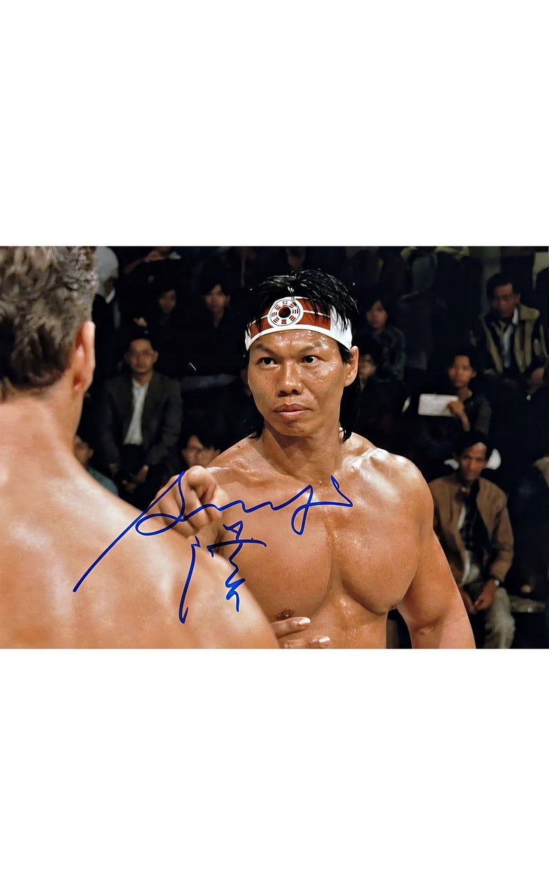 صورة موقعة من بولو يونغ لفيلم Bloodsport مقاس 11x14 مع مصادقة ACOA