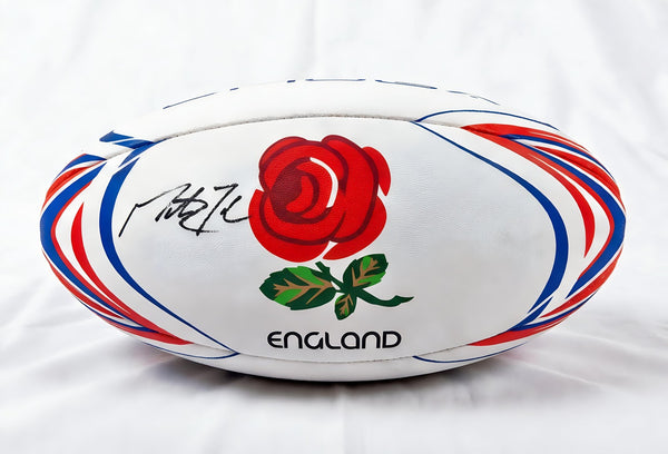 Martin Johnson Signed Full Size Rugby Ball England Legend Autographed Gift