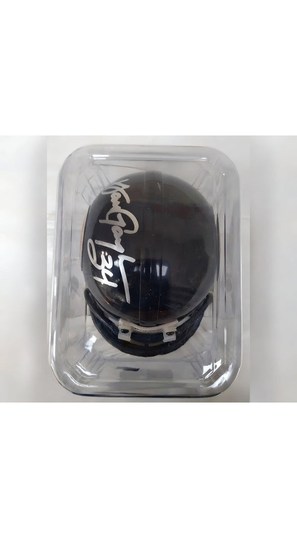 Walter Payton Signed Bears Mini Helmet Hall of Fame Sweetness Legacy