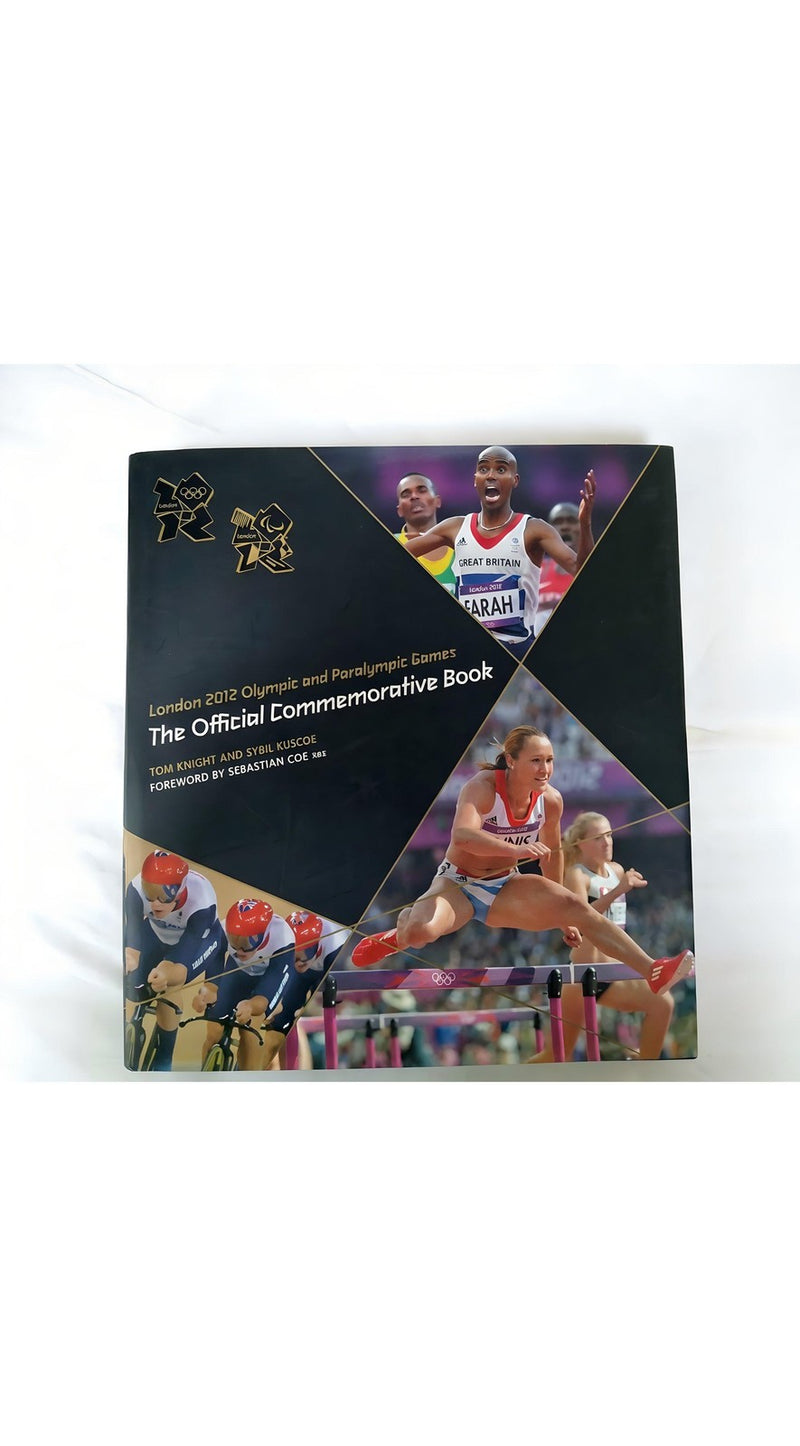 Usain Bolt Signed London 2012 Official Commemorative Book Inside Page