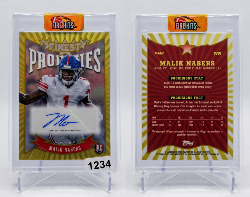 بطاقة تداول معدنية قابلة للتحصيل Topps Finest Malik Nabers Rising Star Spiderman
