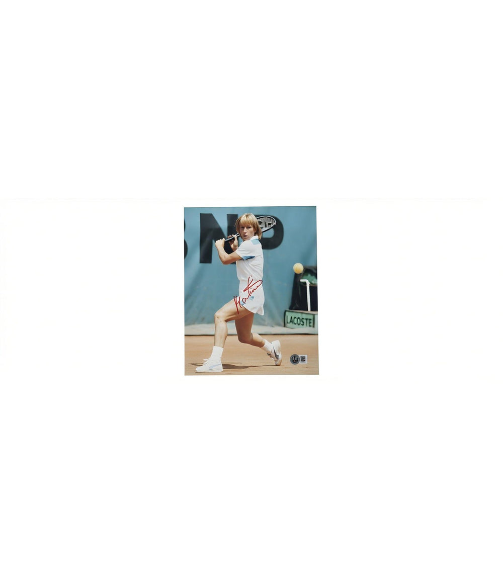 Martina Navratilova Signed 8x10 Photo Beckett Authentic Tennis Legend