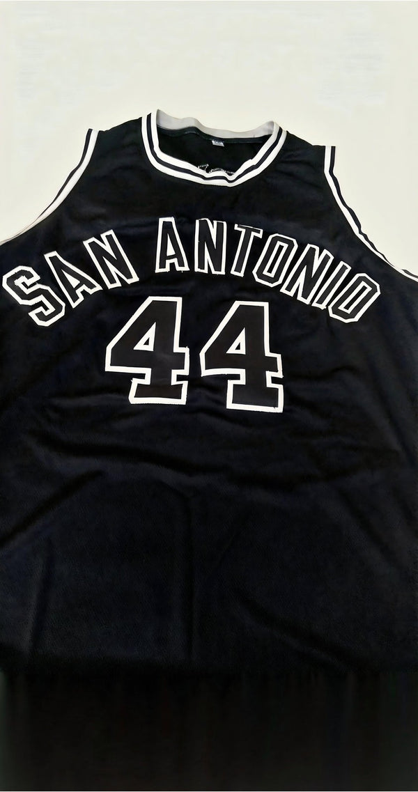 George Gervin Signed Jersey JSA Iceman Icon Basketball Memorabilia