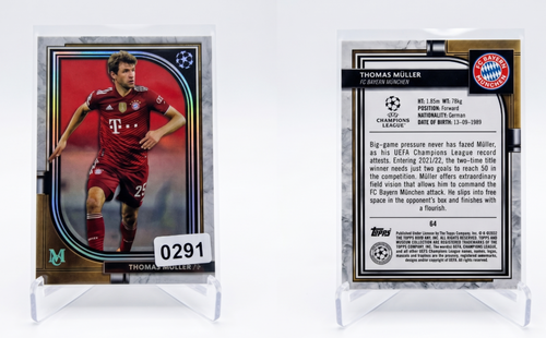 2023-24 Topps Museum Thomas Mller GOLD Patch #02/25 مواد ذات مغزى #MM-TM
