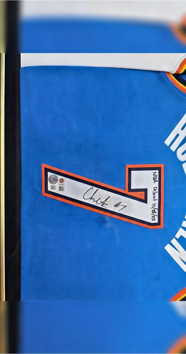 Thunder Rising SGA Holmgren Rookie Debut Jalen Williams Signed Trio