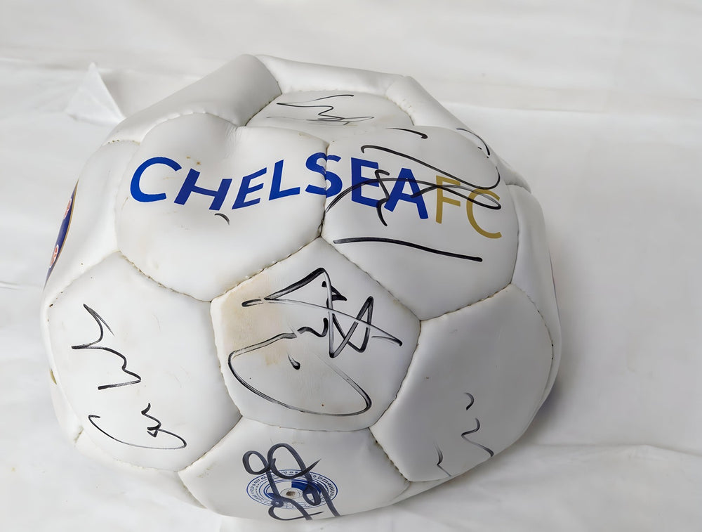 Chelsea 2008-09 FA Cup Winners Signed Soccer Ball with Official Club COA