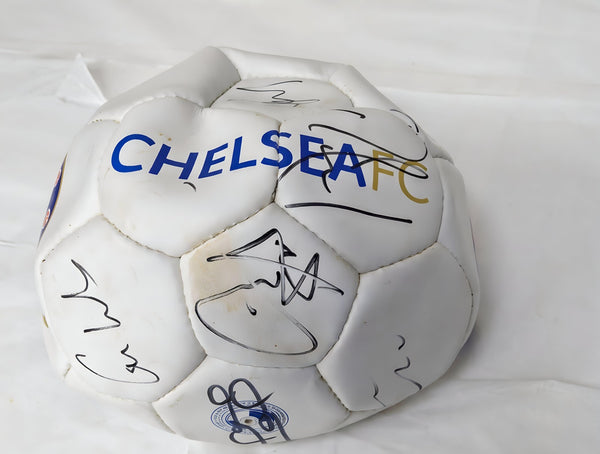 Chelsea 2008-09 FA Cup Winners Signed Soccer Ball with Official Club COA