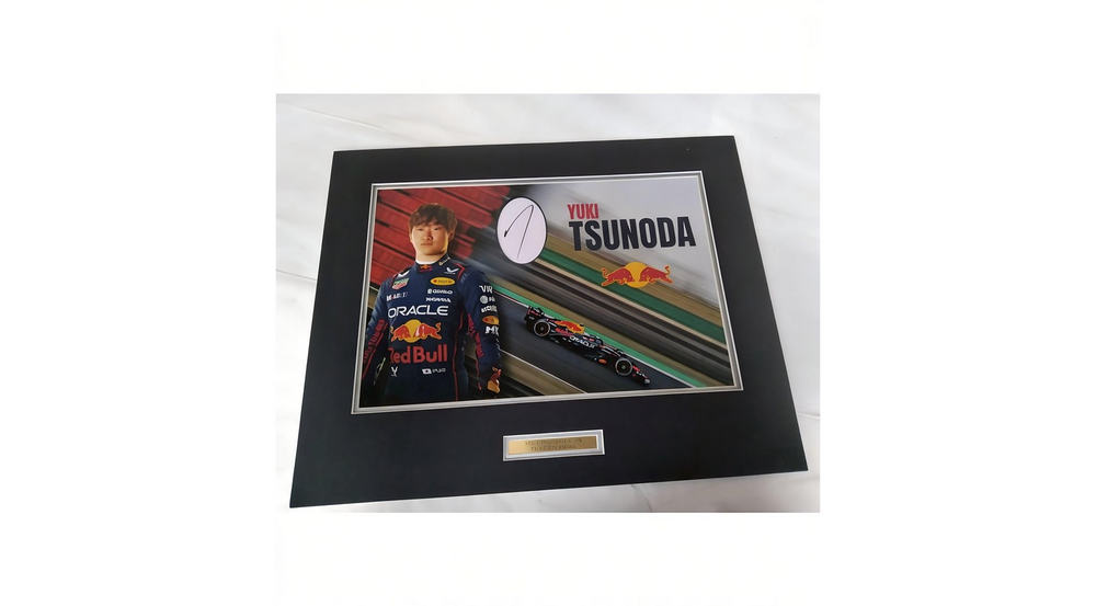 Yuki Tsunoda Red Bull Presentation Photo Unframed Formula 1 Collectible