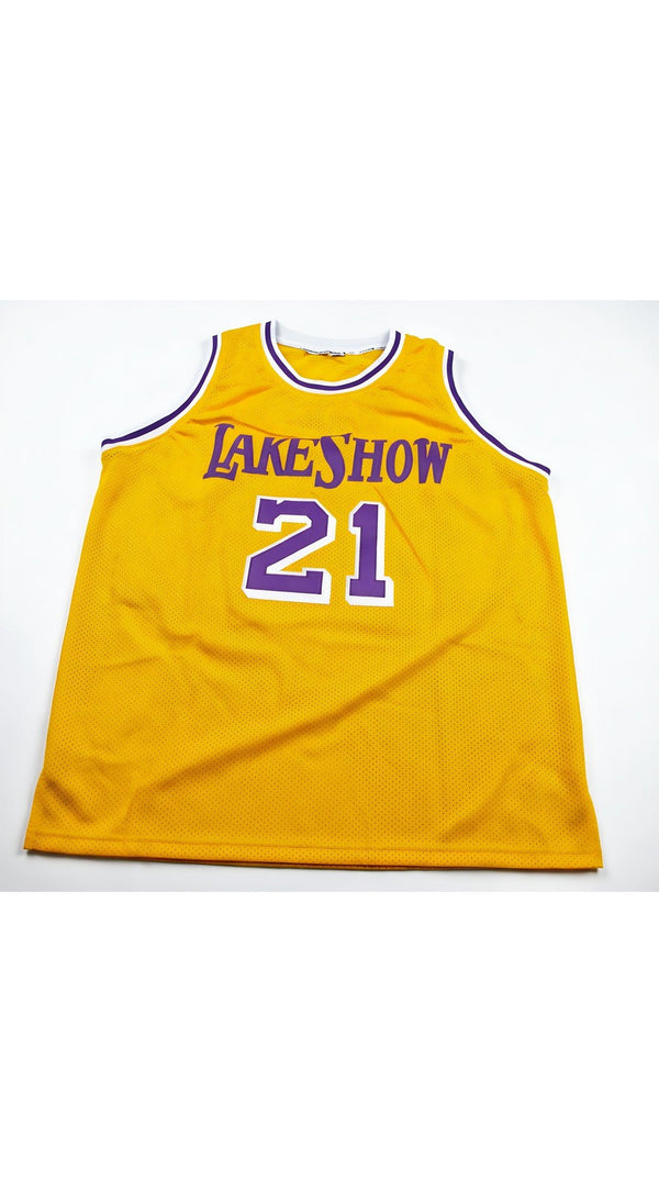 Michael Cooper Signed Jersey HOF 24 Beckett Defensive Basketball Pro