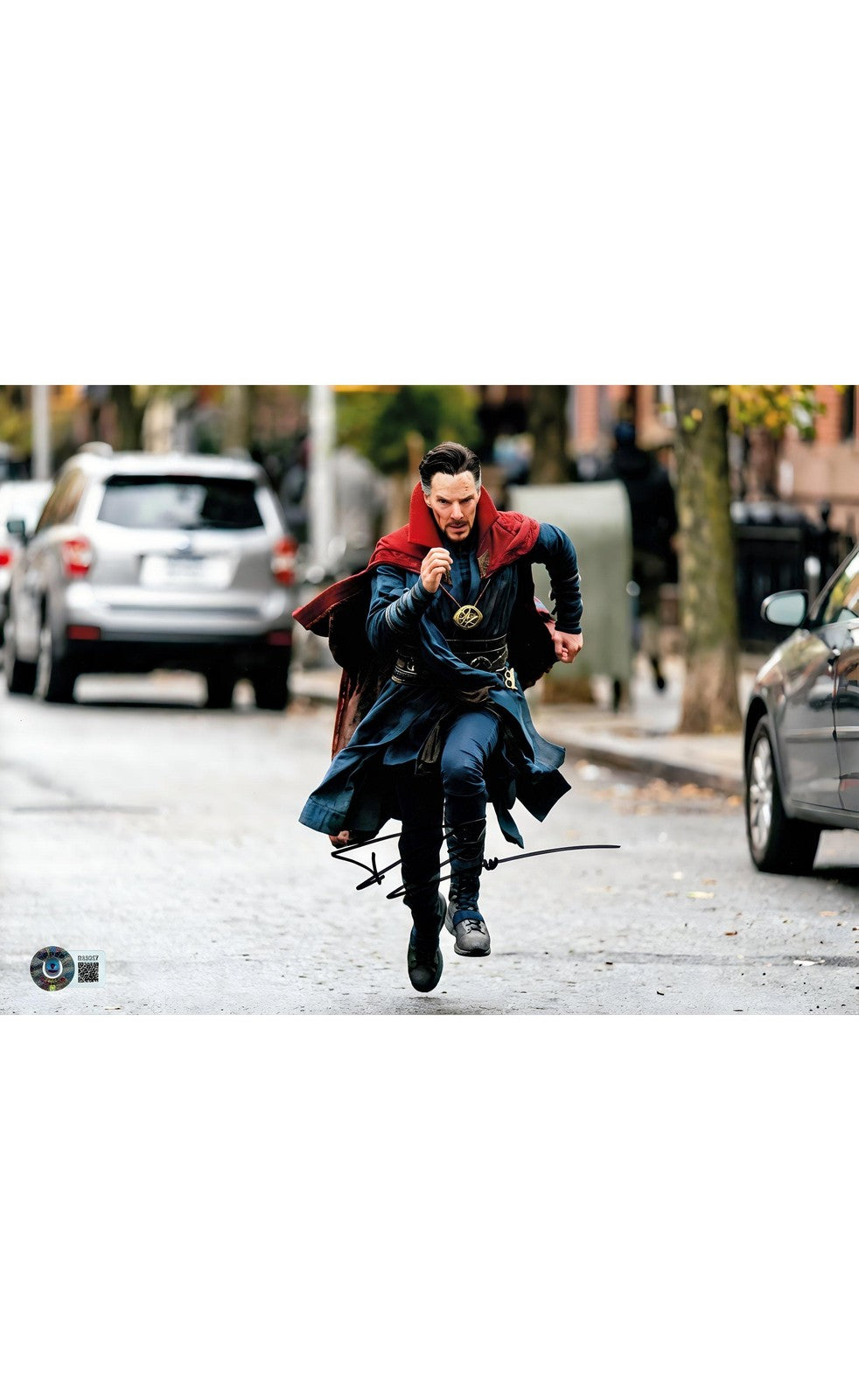 Benedict Cumberbatch Autographed Doctor Strange 8x10 Photo Beckett Coa