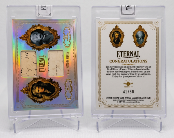 2024 Eternal Cuts World Celebrities Einstein Newton Dual History  41/50