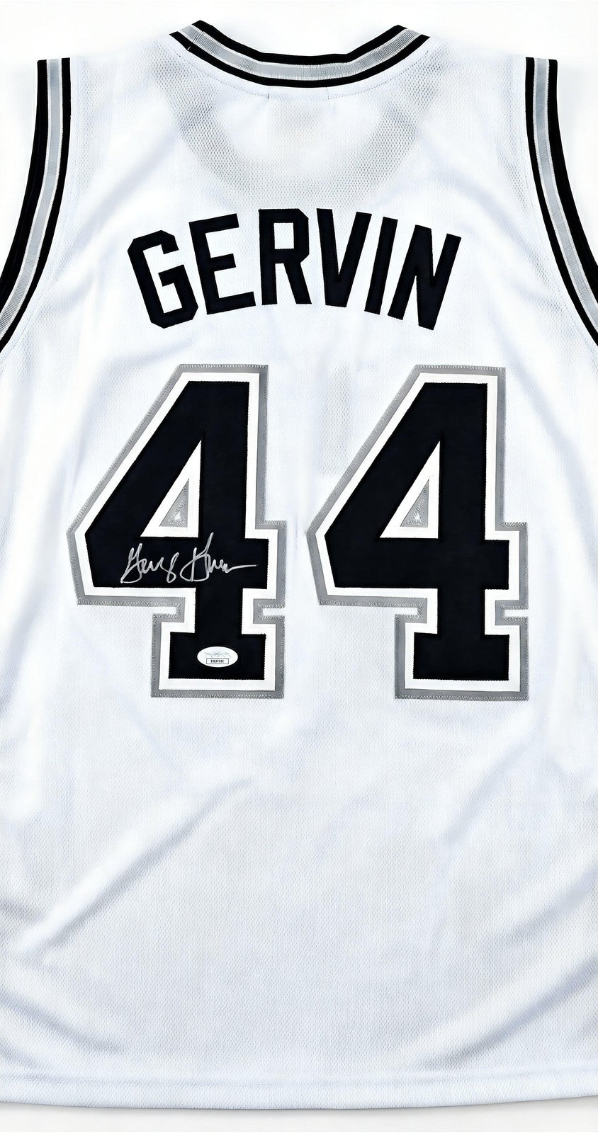 George Gervin Signed Jersey JSA Iceman Icon Basketball Collectible