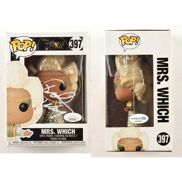 Oprah Winfrey Signed Mrs Which 397 Funko Pop A Wrinkle In Time ACOA COA