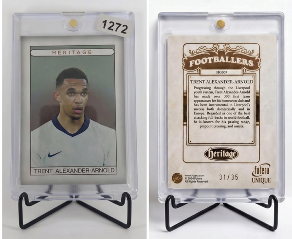 2023-24 Futera Unique Trent Alexander-Arnold HERITAGE QUARTZ 35 Liverpool