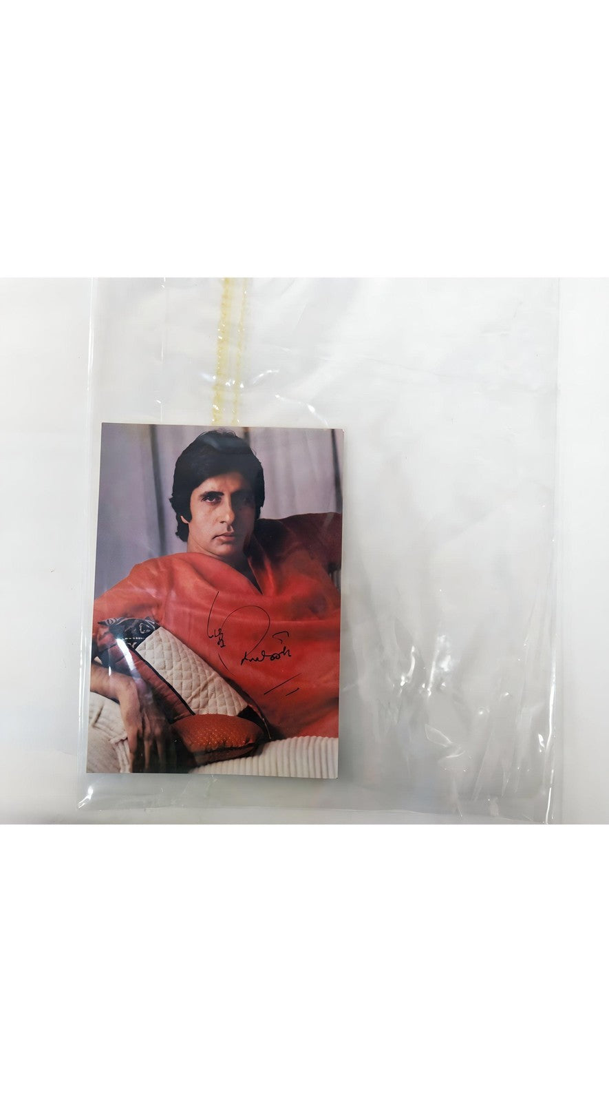 5x7 Autographed Photo Amitabh Bachchan Iconic Indian Star Collectible