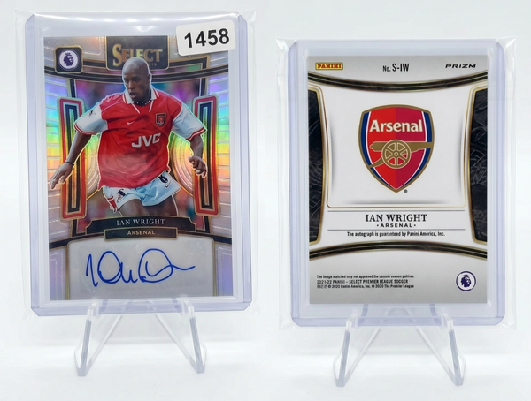 2023-24 Panini Select Premier League Ian Wright Autograph Card S-IW Rare