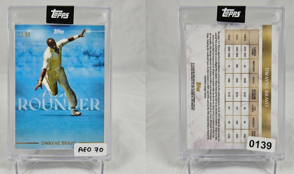 Topps Cricket Legends of the Game Vol 2 Dwayne Bravo All-Round Legend /50